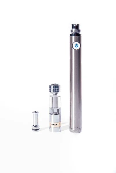 Big electronic cigarettes isolated on white — Stock Photo, Image