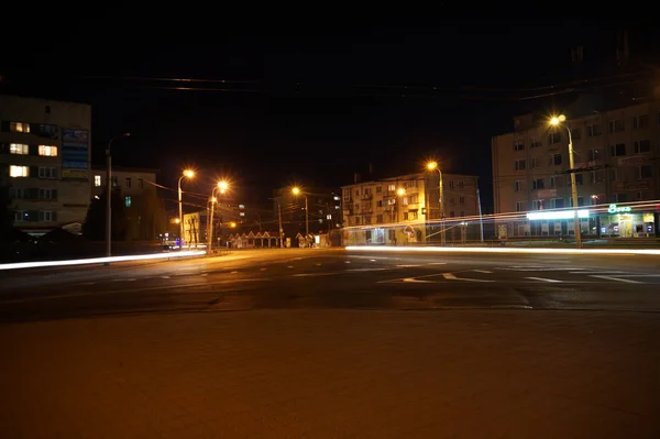 La nuit de Lutsk, Volyn, Ukraine — Photo