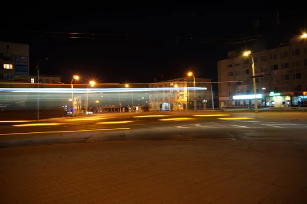 Lutsk 之夜, Volyn, 乌克兰 — 图库照片