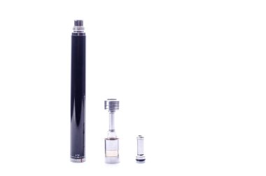 beyaz izole büyük elektronik sigara