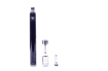 beyaz izole büyük elektronik sigara