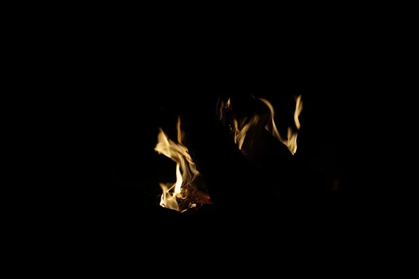 Detaylı Yangın Arka Plan Tam Ağır Çekim Sorunsuz Döngü — Stok fotoğraf