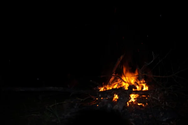 Burning Ombustion Ogień Wiatr Element Szczegółowo Ludzi Wieczór Wysoki — Zdjęcie stockowe