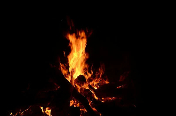 Chama de fogo ardente — Fotografia de Stock