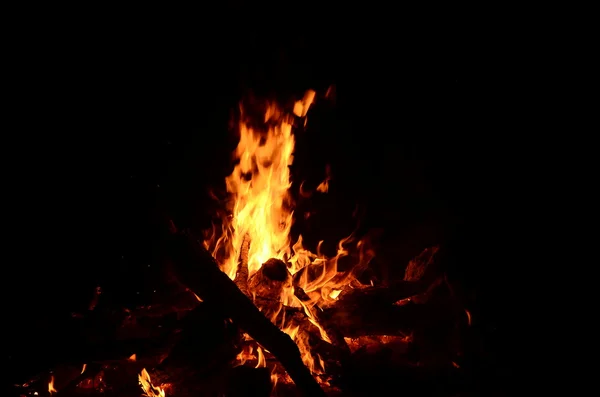 燃烧的火大火 — 图库照片