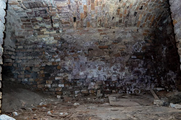 Narrow Corridor Lutsk Dungeon Ukraine — Stock Photo, Image