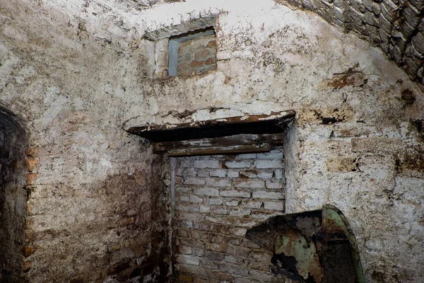 Corridor Étroit Dans Donjon Lutsk Ukraine — Photo