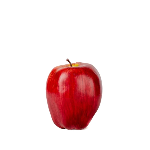 Искусственное красное яблоко — стоковое фото