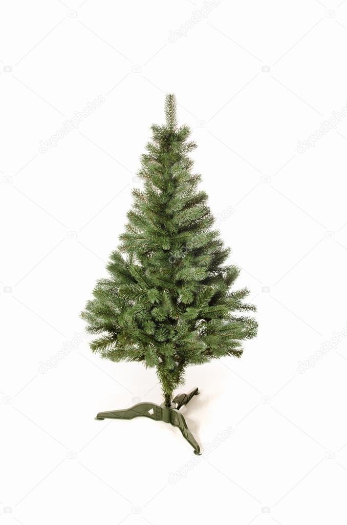 Artificial Christmas tree with isolated background