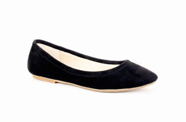 Beyaz bir arka planda kadın botları