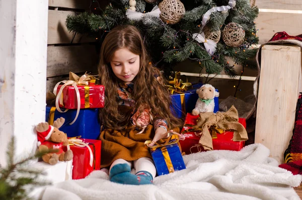 Girl Christmas photo shoot