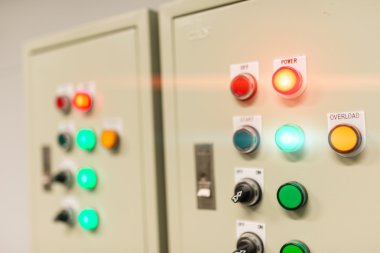 Elektrik açık sigorta kutusu yumuşak ışık