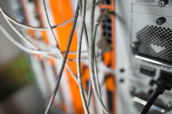 Tecnologia do interruptor do núcleo no lugar da sala de rede — Fotografia de Stock