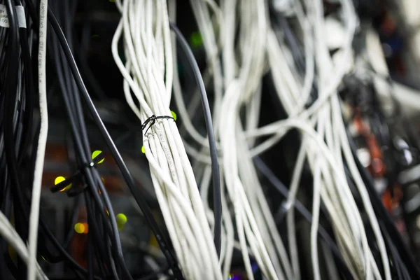 Servidores de almacenamiento en sala de datos — Foto de Stock