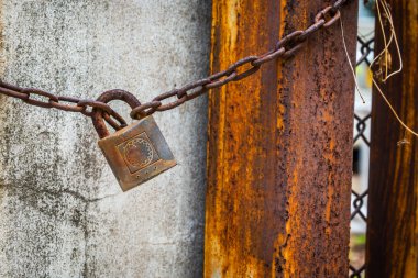 Eski ana anahtar rustry yumuşak ışık