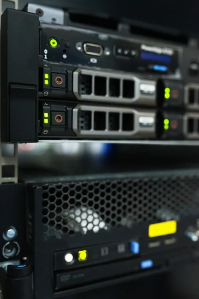 Server di rete nella sala dati — Foto Stock