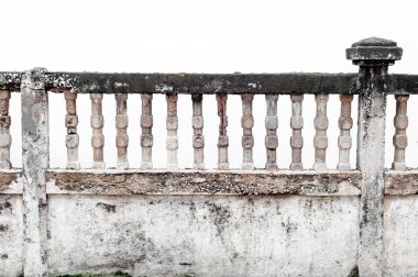 Eski çimento duvar kırık .