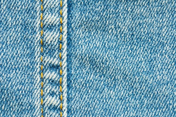 Blu jean texture primo piano  . — Foto Stock