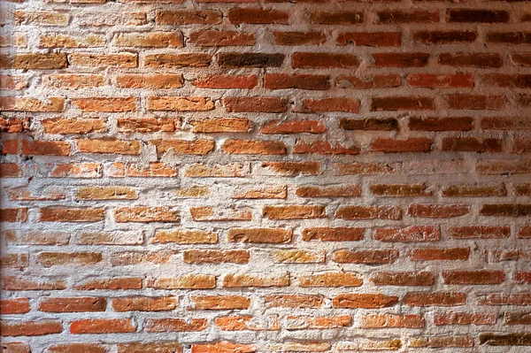 Detalhe da parede de tijolo cinza-marrom — Fotografia de Stock