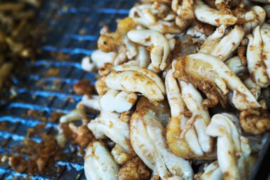 Kızarmış yumurta kalamar