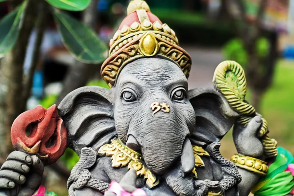 Een Ganesha gemaakt van steen in bali . — Stockfoto