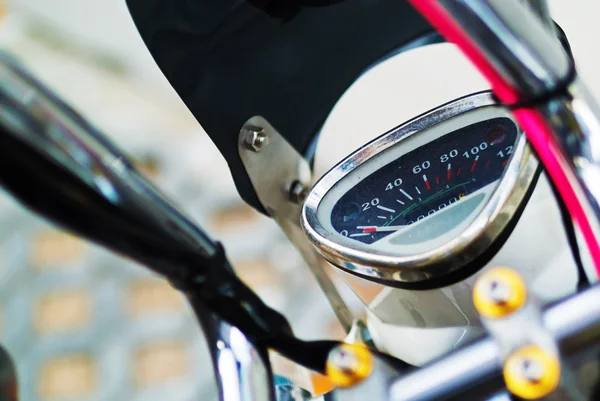 Speedometer motorcycle - old retro classic . — Stock Photo, Image