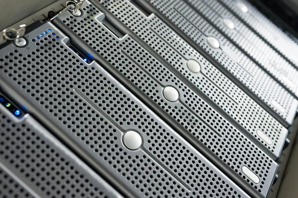 Network hub cable lan Close up — Stock Photo, Image