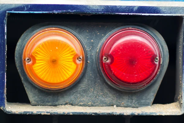 Turn signal in sun light — Stock Photo, Image