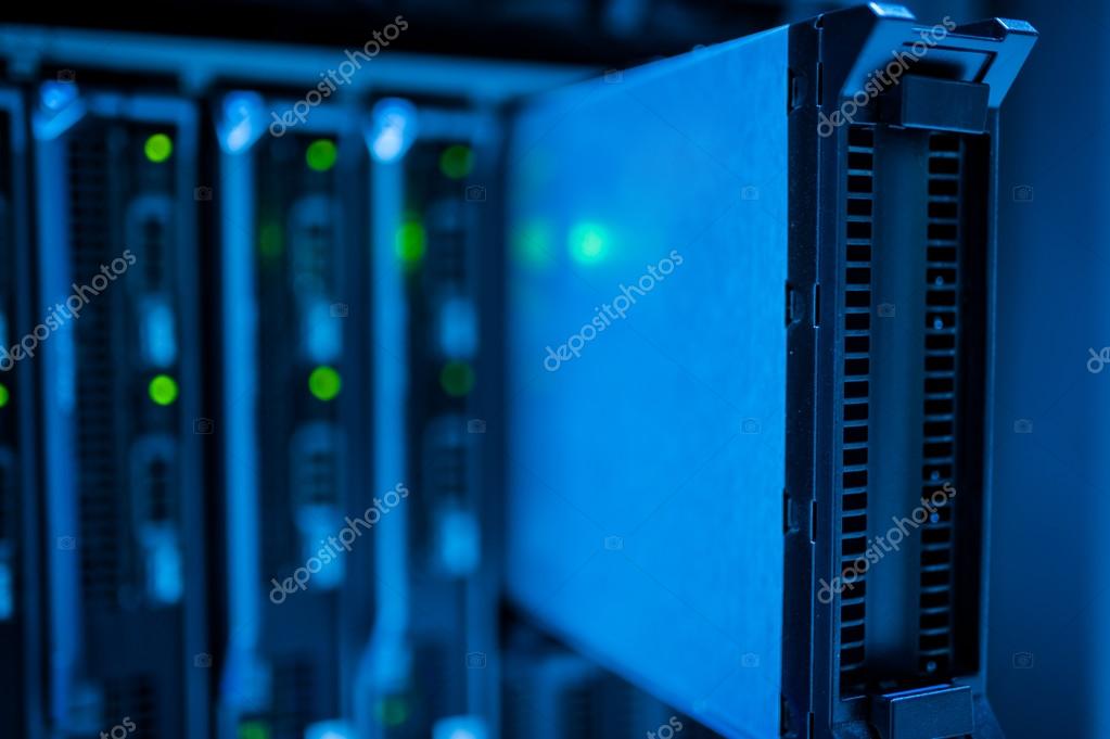 Computer Network Servers In Data Room Stock Photo by ©cookiecutter 71437971