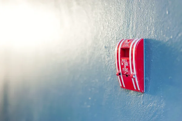 Fire Alarm near door fire — Stock Photo, Image