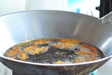 pişirme Pan yağda kızarmış muz