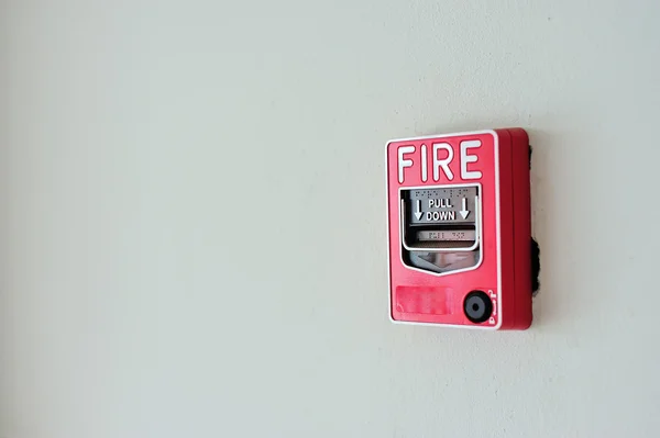 Fire Alarm near door fire — Stock Photo, Image