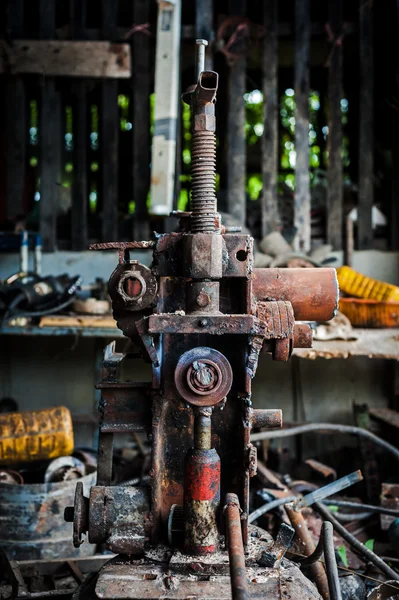 Old tool in dirty place