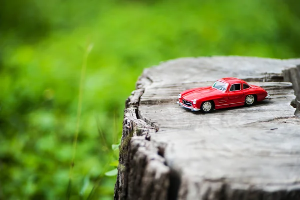 Sport car model in nature place . — Stock Photo, Image