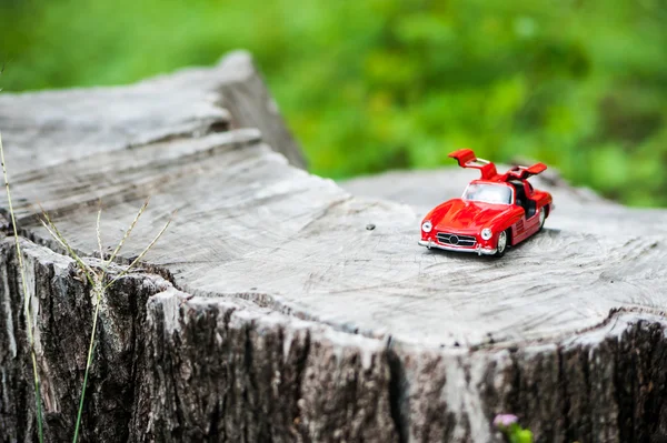 Sport car model in nature place . — Stock Photo, Image