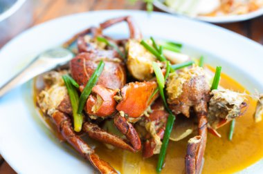 Yumuşak ışık brab Tay gıda köri