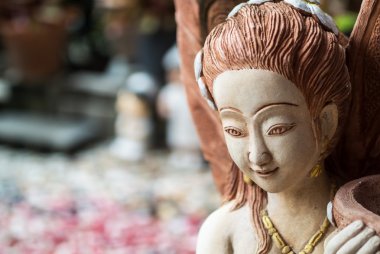 Heykel melek eski simgesi eski yüz