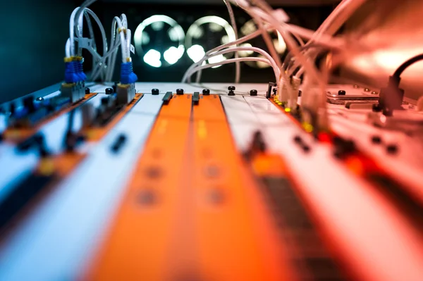 Core switch technology in network room place — Stock Photo, Image