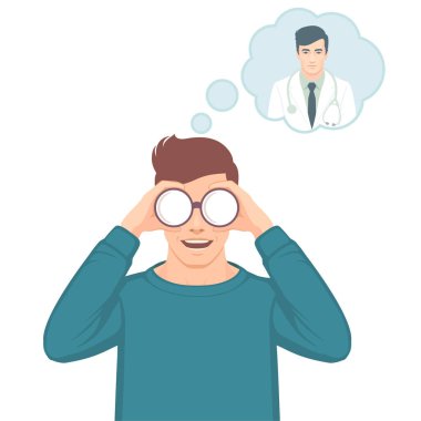 Dürbünü olan bir doktor bul.