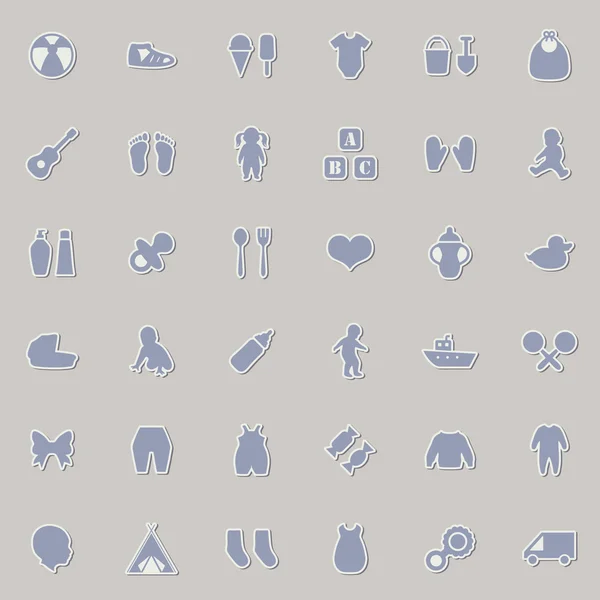 Iconos de bebé, — Vector de stock