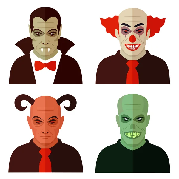 怖いピエロ Vector Art Stock Images Depositphotos