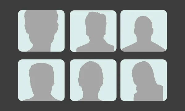Avatars de profil vectoriel — Image vectorielle
