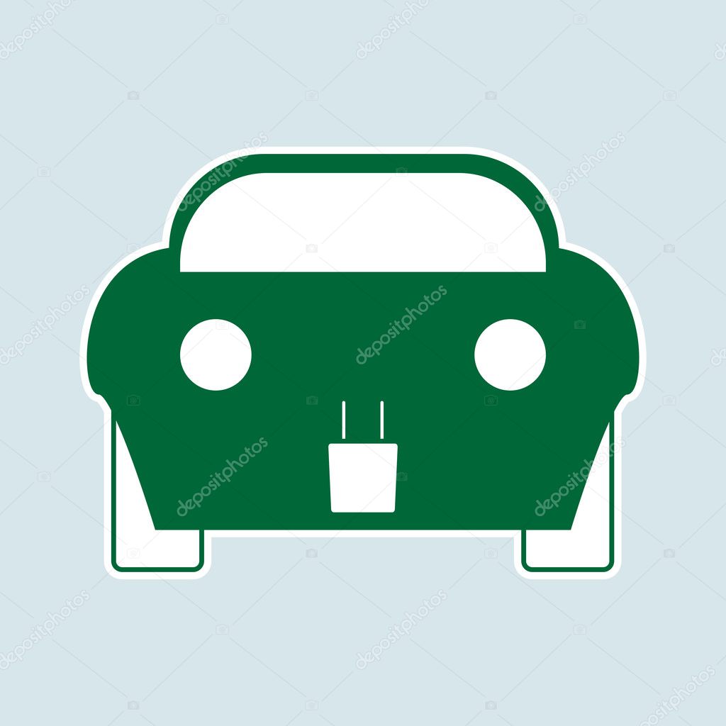 electric car icon