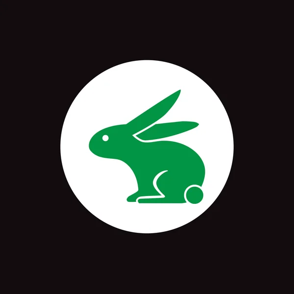 Ícone de coelho — Vetor de Stock