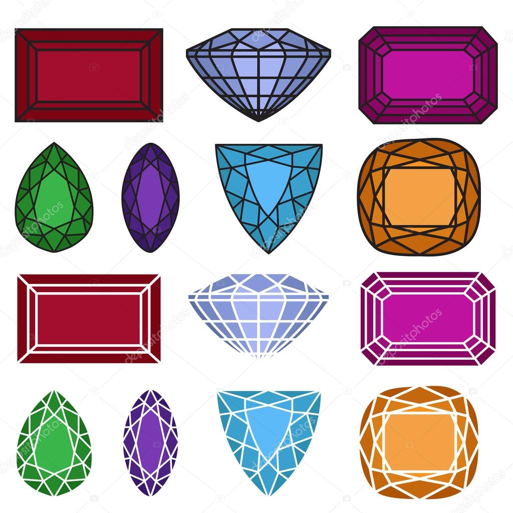 jewelry gemstones set