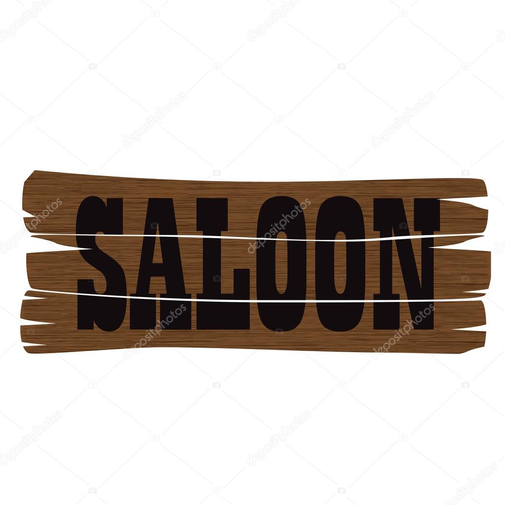 Wild west saloon sign. Stock Vector Image by ©paveu #89850376