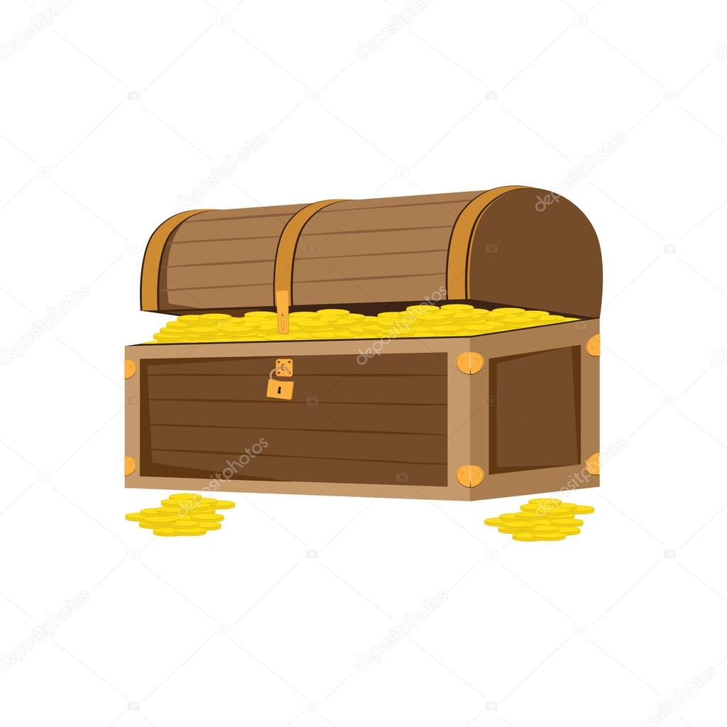 vector treasure chest