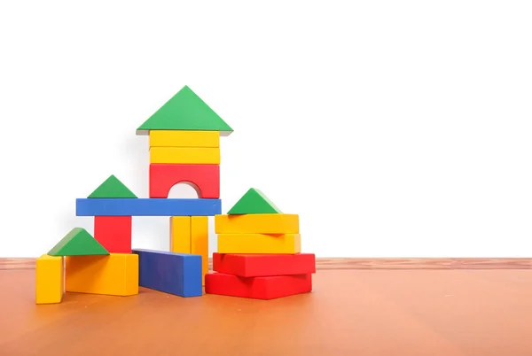 Color blocks on the floor — Stock Photo, Image