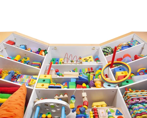 Shelf with toys — Stock Photo, Image