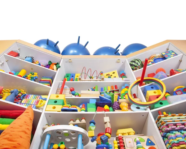 Shelf with toys — Stock Photo, Image